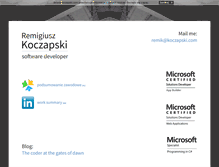 Tablet Screenshot of koczapski.com
